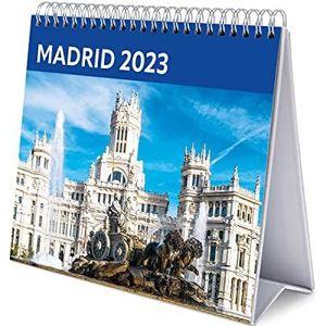 Grupo Erik CS23029 Kalender 2023 Madrid - Bureaukalender 12 maanden - Bureaukalender met fsc-certificaat