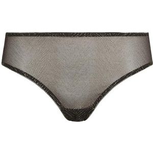 DIM Generous Classic Limited Edition Golden Zebra damesslip, hoge taille, 1 stuk, Bruin, XS