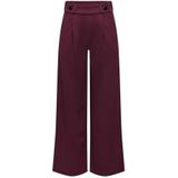 JACQUELINE de YONG Vrouwelijke broek wijd gesneden, Windsor Wine, XXL / 32L