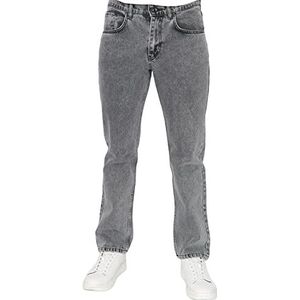 Trendyol Man Normale taille Recht been Regular fit Jeans, Grijs,33, Grijs, 50