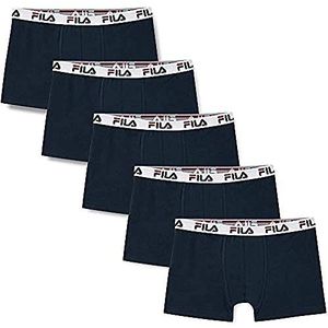 FILA Boxershorts voor heren, verpakking van 5 stuks, blauw (Navy 321), XXX-Large (Herstellergröße: XXL)
