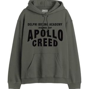 cotton division Sweatshirt met capuchon voor heren, Kaki, M