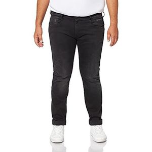Replay Anbass Hyperflex Re-Used Xlite Jeans voor heren, zwart (0982 Black), 28W x 34L