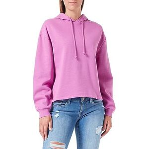 Pieces Pcchilli Ls Hoodie Noos Hooded Sweatshirt voor dames, Radiant Orchid, S