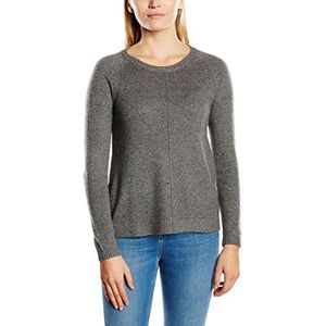 Tommy Jeans Dames Fabienne trui met lange mouwen, grijs (Mid Grey Htr 025), XL