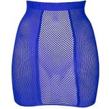 Hoge taille, visnet, blauw - O/S