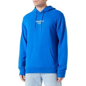 Tommy Jeans TJM Reg Entry Graphic Hoodie Ext Sweatshirts voor heren, Perzisch Blauw, 3XL grote maten tall