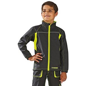 Planam Junior softshelljas voor kinderen, maat 170/176, antraciet geel, model 6130