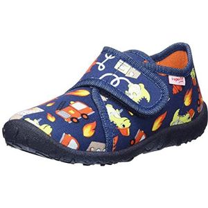 Superfit Spotty Baby - jongens Muiltje pantoffels, Blauw Veelkleurig 8070, 19 EU