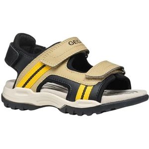 Geox - Borealis - Sandalen - Zwart - Elastaan