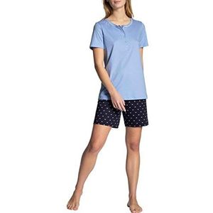 CALIDA Dames Night Lovers Pyjamaset, Dark Lapis Blue, 48