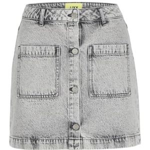 JACK & JONES JXSANDY Korte MW PKT Denim Rok DNM SN, Lichtgrijs denim, XL