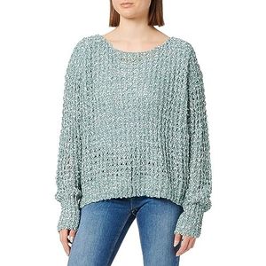 Sidona Dames grof gebreide trui 10430444, turquoise, M/L, turquoise, M/L