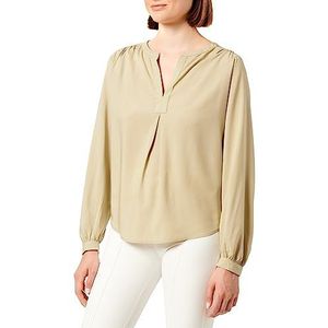 Q/S by s.Oliver Damesblouse met lange mouwen, groen, 32, Grün, 32