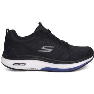 Skechers 216244 BKBL Sneakers voor heren, zwart en blauw textiel/synthetisch, Zwart en Blauw Textiel Synthetisch, 41 EU