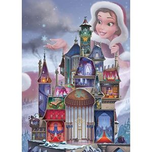 RavensburgerJigsaw Puzzle 17334 Belle 1000 stukjes Disney Castle Collection legpuzzel voor volwassenen en kinderen vanaf 14 jaar Wit