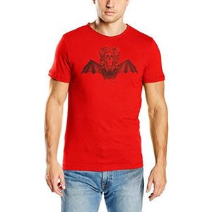 Blend heren t-shirt 703057, Rood (Red 73017 Aurora Red), XL