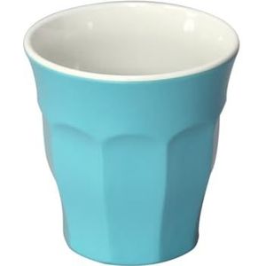 10 stuks - stapelbare drinkbekers, Asami Ware, 295 ml, Ø 8,8 x 9 cm, hemelsblauw, melamine