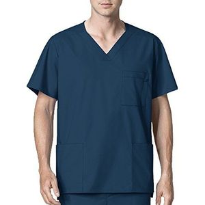 WonderWink Heren ziekenhuiskleding, top, Caribisch, 4XL