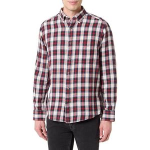 Gant Casual hemd lange mouw Rood Reg Windblown Flannel Check Sh 3250242/623