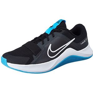 Nike M MC Trainer 2 Sneakers voor heren, Zwart Wit Antraciet Blauw Flash, 44.5 EU