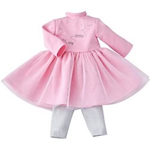 Käthe Kruse Ballerina outfit met leggings en jurkjes voor gelukskind poppen, meerkleurig