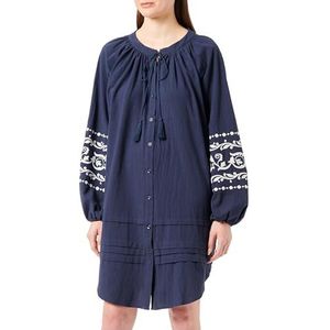 baradello Dames oversized jurk 37223929-BA01, marine, S, marineblauw, S