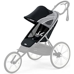 Cybex stoelpakket voor AVI Jogger-kinderwagen, vanaf ca. 6 maanden - ca. 4 jaar, max. 111 cm en 22 kg, stoeleenheid voor multisport-kinderwagen, All Black