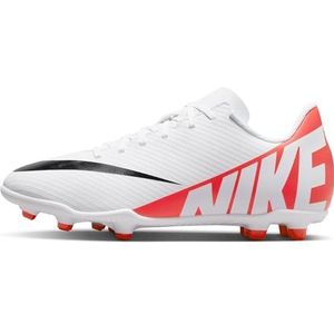 Nike Vapor 15 Club voetbalschoenen, Bright Crimson/White-Black, 35 EU, Helder Crimson Wit Zwart, 35 EU