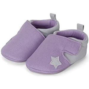 Sterntaler Babykruipschoen voor meisjes, platte slipper, lila, 16 EU