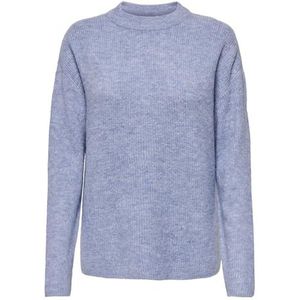 Bestseller A/S Dames Onlcamilla O-hals L/S pullover KNT gebreide trui, Skyway/Detail: melange, M