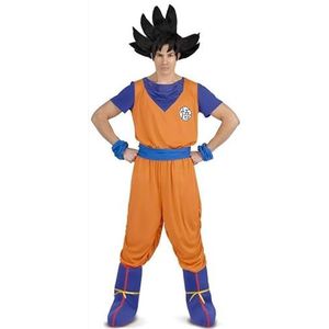 VIVING - Goku XL kostuum (T-shirt, sjerp, broek, laarshoezen en armbanden) (230315)
