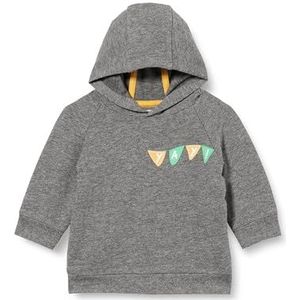 s.Oliver Jongens sweatshirt met capuchon, grijs/zwart, 62 cm