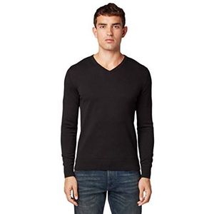 Tom Tailor Lange jumper zwart casual uitstraling Mode Sweaters Lange jumpers 