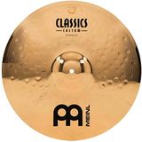 Meinl Cymbals Classics Custom Brilliant Powerful Crash 16 inch (video) drumstel bekken (40,64 cm) B12 brons, briljante afwerking (CC16PC-B)