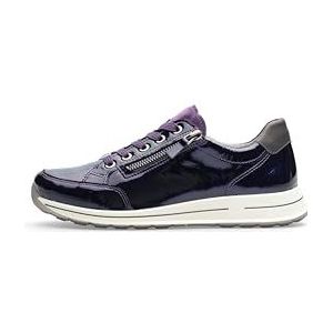 ara Osaka Sneakers voor dames, paars, antraciet, 44 EU breed, Plum Antraciet, 44 EU Breed