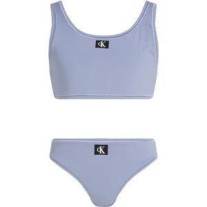 CK JEANS Meisjes BRALETTE BIKINI SET Bralette, Paars (Perzisch Violet), 8-10, Paars (Perzisch Violet), 8-10 jaar