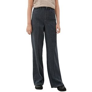 s.Oliver BLACK LABEL Vrouwen 2121285 7/8 Jeans Fit: Milly Wide Been, Grijs, 44/32