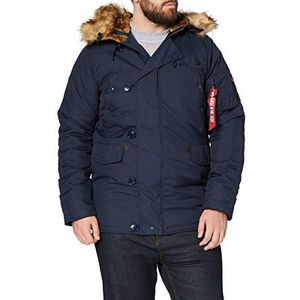 Alpha Industries Explorer zonder patches Heren Winterjas Rep.Blue