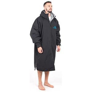 Lifeventure Aankleedjas, winddicht, waterdicht, anti-geur behandeld, fleece gevoerde poncho jas voor zwemmen, surfen en kamperen
