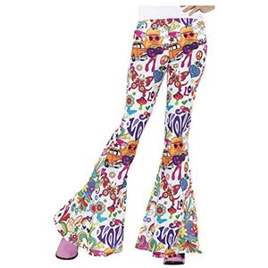 Groovy Flared Trousers, Ladies, Multi-Coloured (S)
