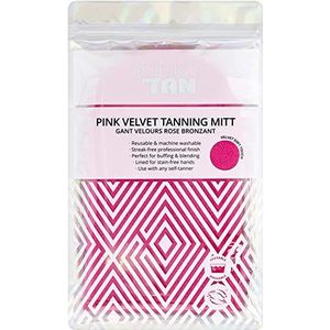 Skinny Tan Dubbelzijdige luxe nepbruine handschoen voor tweeërlei gebruik | Herbruikbare handschoen | Streaktoepassing | Super zacht en wasbaar