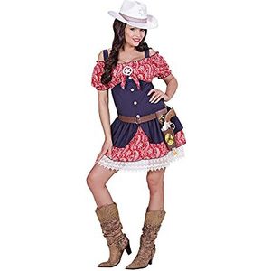 W WIDMANN kostuum cowgirl dames, meerkleurig, 06303