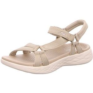 Skechers On-The-go 600-Brilliancy sportsandalen voor dames, beige, 35 EU