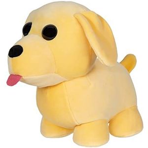 Adopt Me! Verzamelknuffel van 15 cm, hond, zacht en behaaglijk, direct geïnspireerd op spel nr. 1, speelgoed voor kinderen, zwart