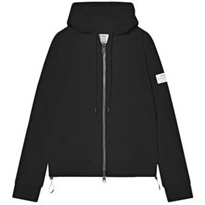 ECOALF - Sautalf damessweatshirt, van biologisch katoen en gerecycled polyester, lange mouwen, comfortabel en veelzijdig, basic sweatshirt, maat M, zwart, Zwart, M
