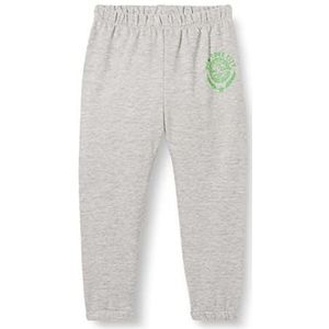 Koton Baby-jongens basic jogger elastische tailleband bedrukt detail sweatpants, grijs (023), 9-12 Maanden