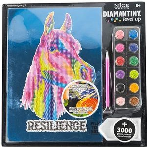 DIAMANTINY Level Up Nice Group Creative Art, Diamond Painting Kit mozaïek, POP, paard 8-12 jaar