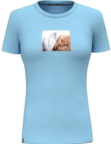 Salewa - Pure Design Dry - T-shirt - Korte Mouwen - Gerecycled Polyester - Normale Pasvorm