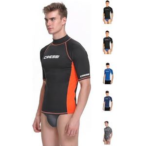 RASH GUARD MAN BLACK/ORANGE M/3 (50)